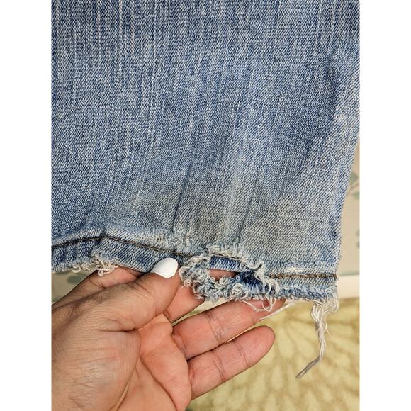 Womens LEVIS 515 Signature Stretch Mid Rise Bootcut Jeans Size 14 M Light Wash - Picture 9 of 13